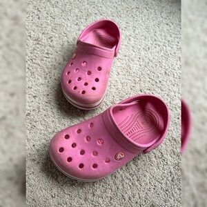 Crocs pink youth